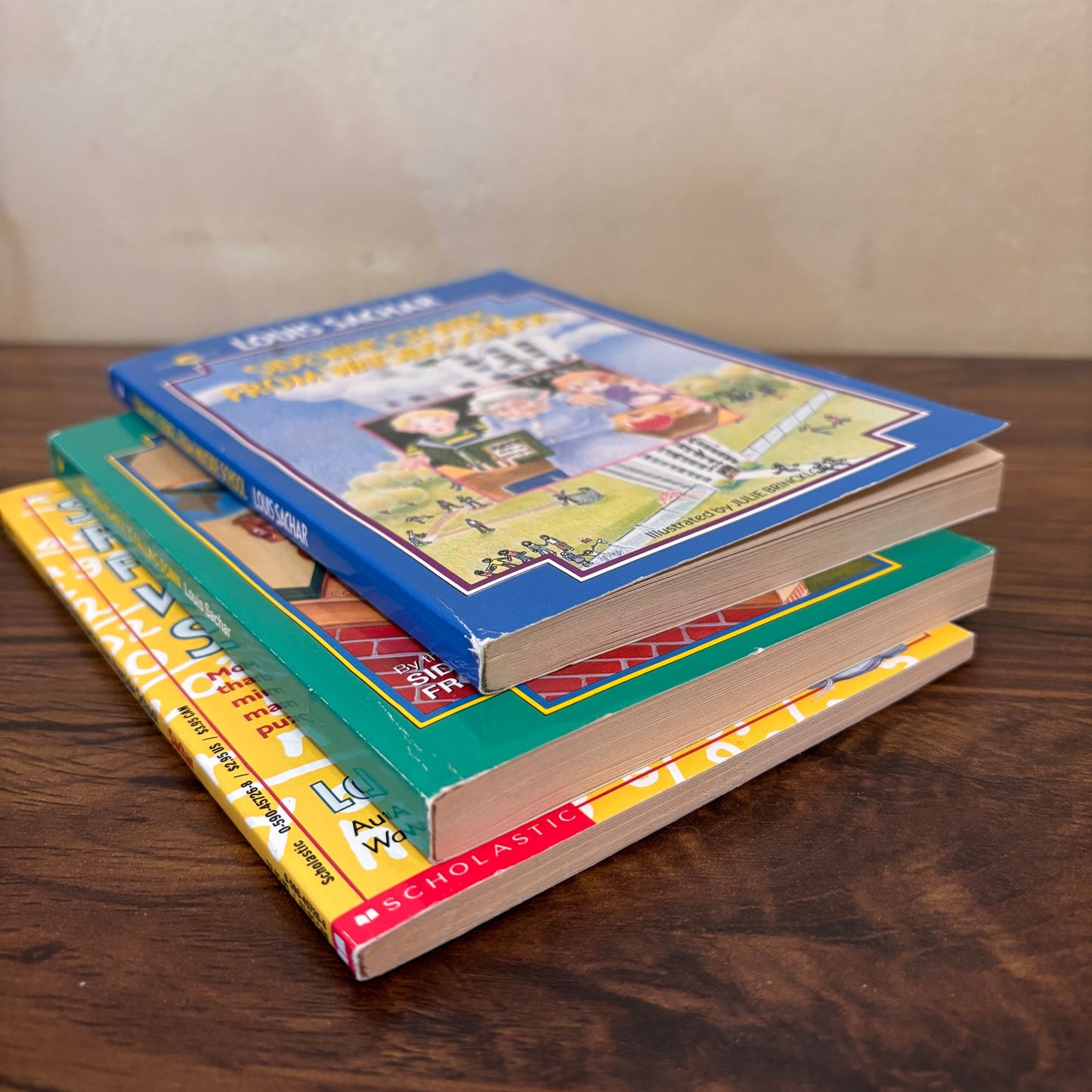Wayside School Book Bundle - Sideways Stories, Falling Down, & Sideways Arithmetic by Louis Sachar (Scholastic Paperbacks)
