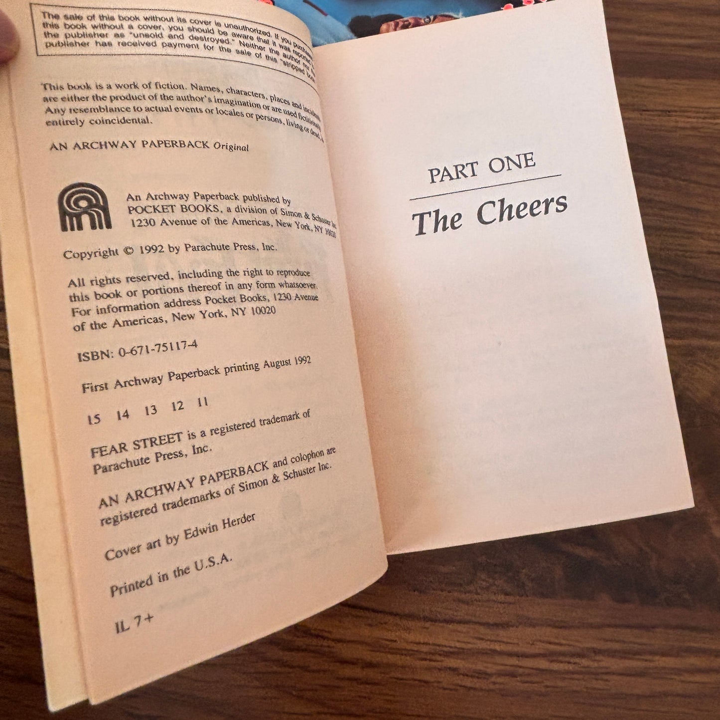 RL Stine Fear Street Cheerleader Trilogy: First Evil, Second Evil, Third Evil