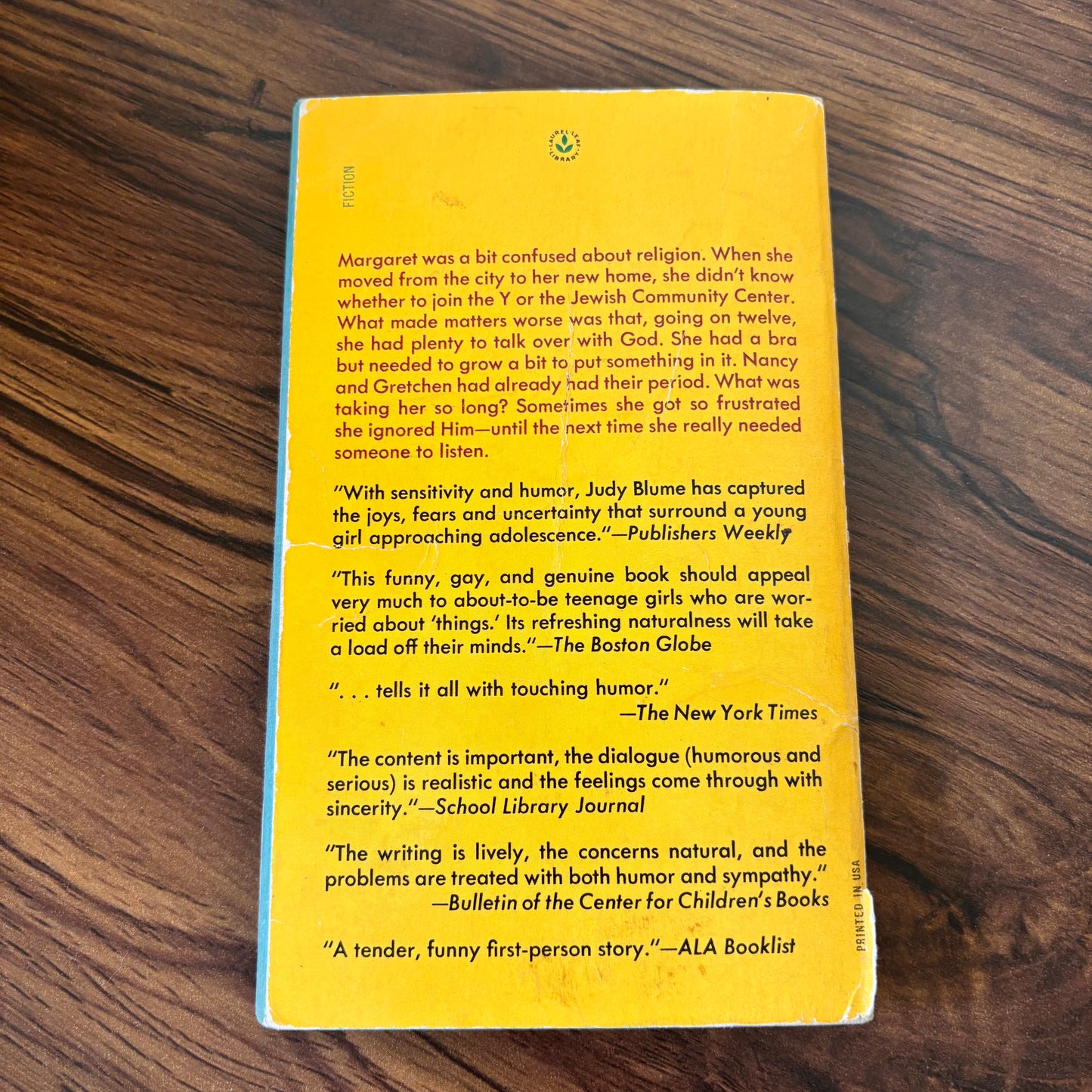 Are You There God? It’s Me, Margaret by Judy Blume - 1975 Dell Paperback