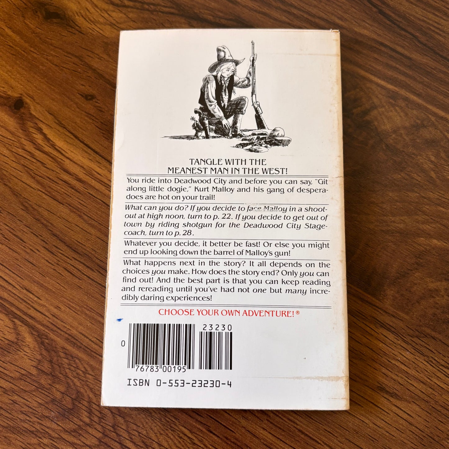 Deadwood City, Edward Packard – Choose Your Own Adventure #8 - 1982 Bantam Books YA Fiction Paperback