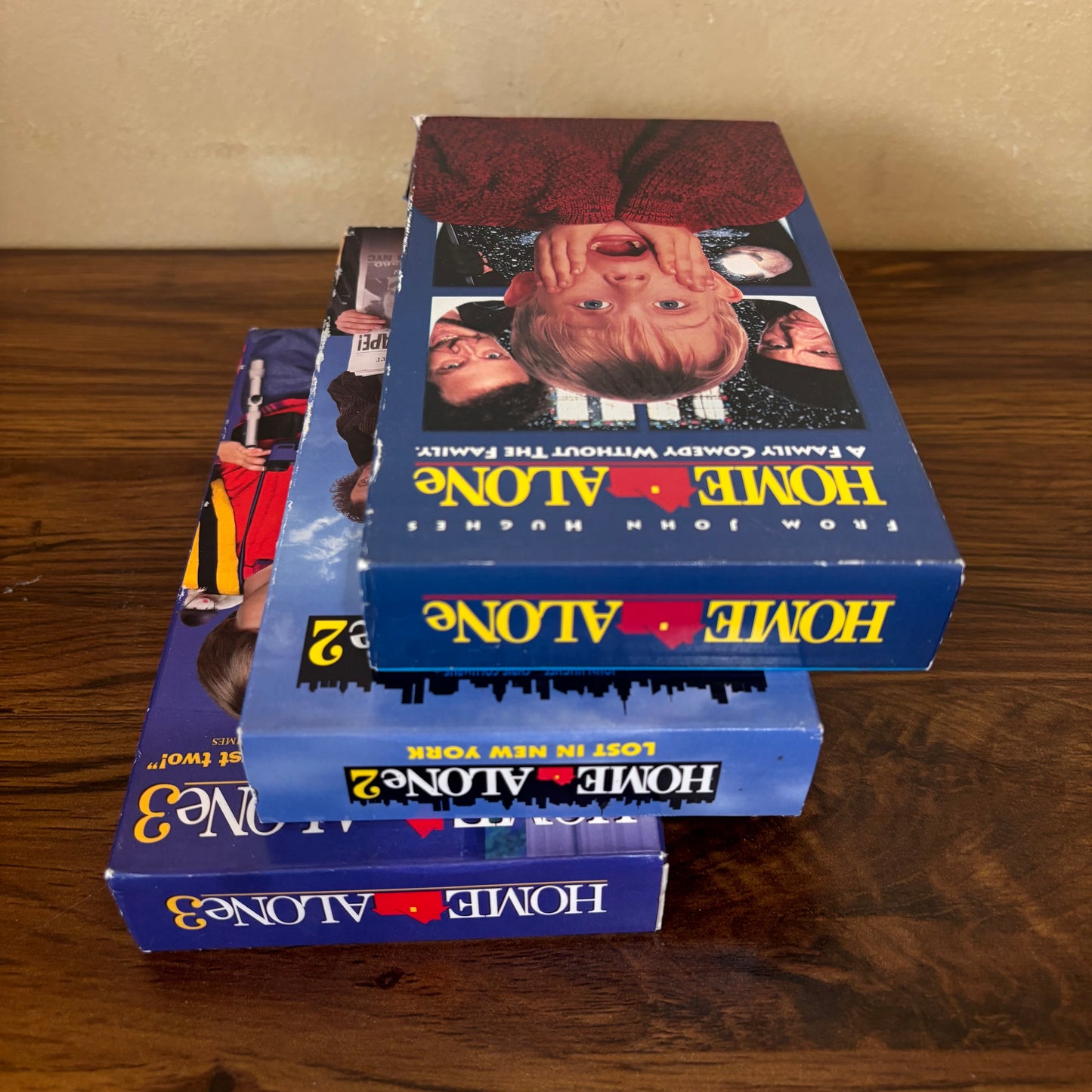 Home Alone VHS Bundle - Home Alone, Home Alone 2, Home Alone 3 (90s)