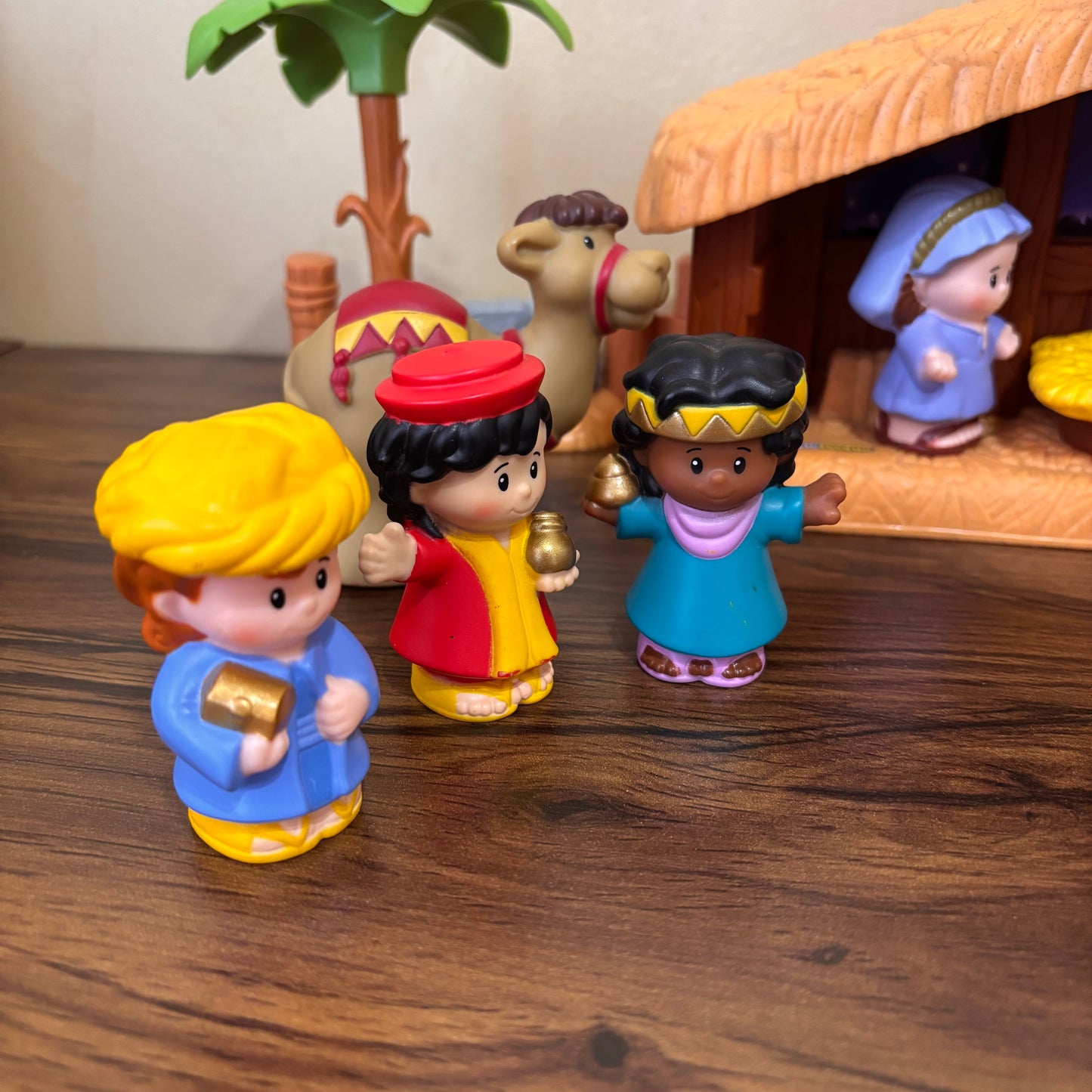 Fisher-Price Little People Nativity Set (Working But Incomplete, Mixed Pieces)