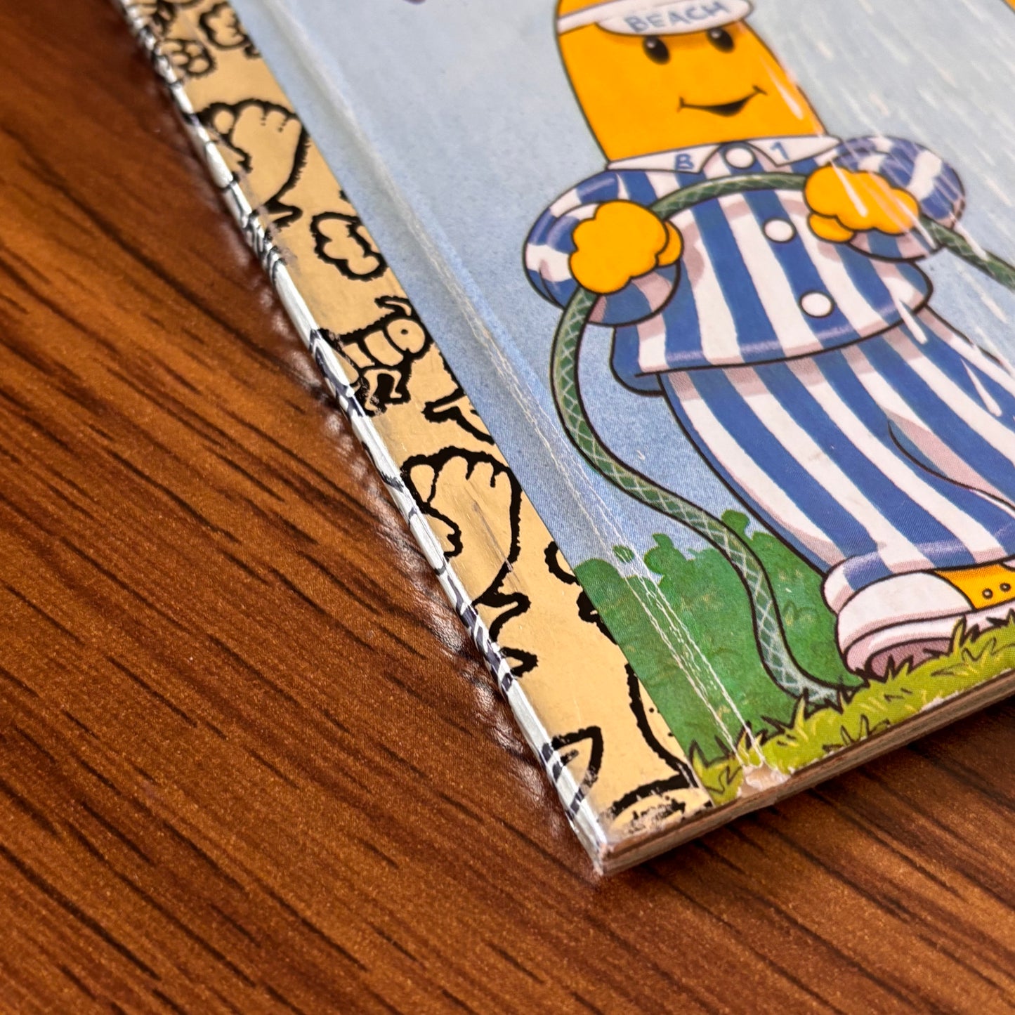 Bananas in Pajamas Rain, Rain, Go Away 1997 Miniature Little Golden Book, Margo Lundell, Peter Townsend