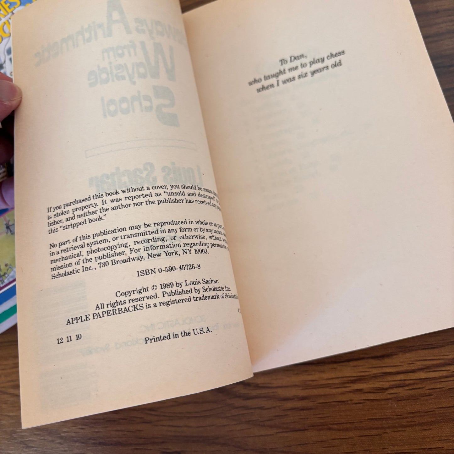 Wayside School Book Bundle - Sideways Stories, Falling Down, & Sideways Arithmetic by Louis Sachar (Scholastic Paperbacks)