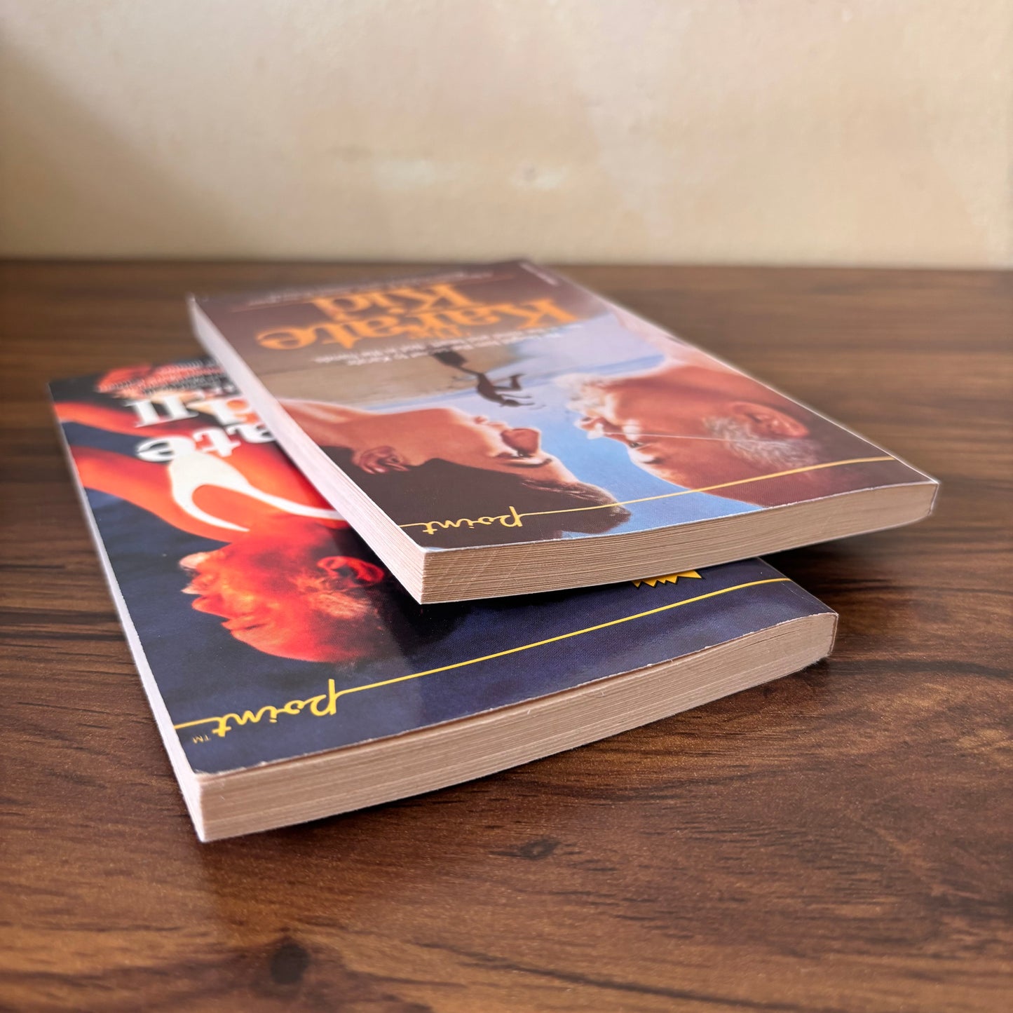 Karate Kid I and II by B.B. Hiller - 1984/1986 Point Movie Tie-In Novelization Set