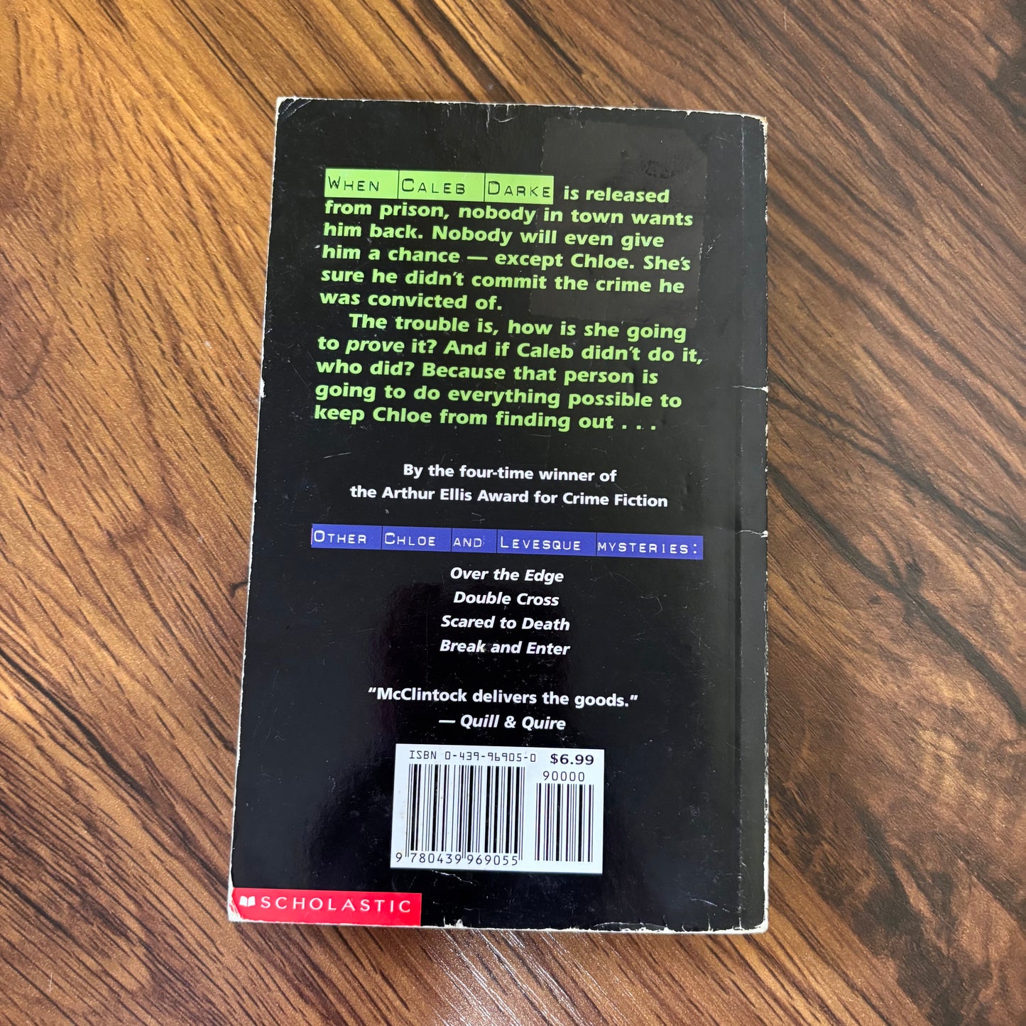 No Escape Norah McClintock 2003 Scholastic Paperback