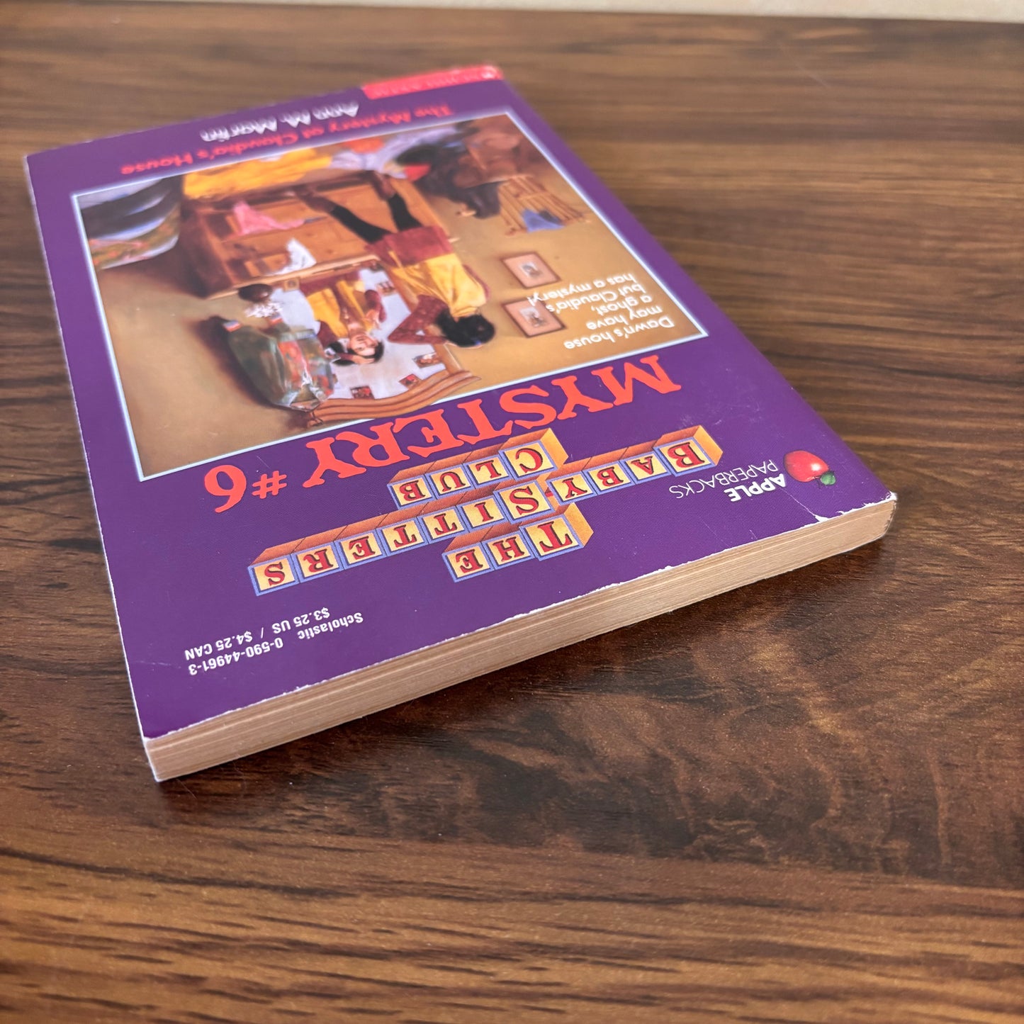 The Baby-Sitters Club Mystery #6: The Mystery at Claudia’s House by Ann M. Martin (1992 Scholastic Paperback)