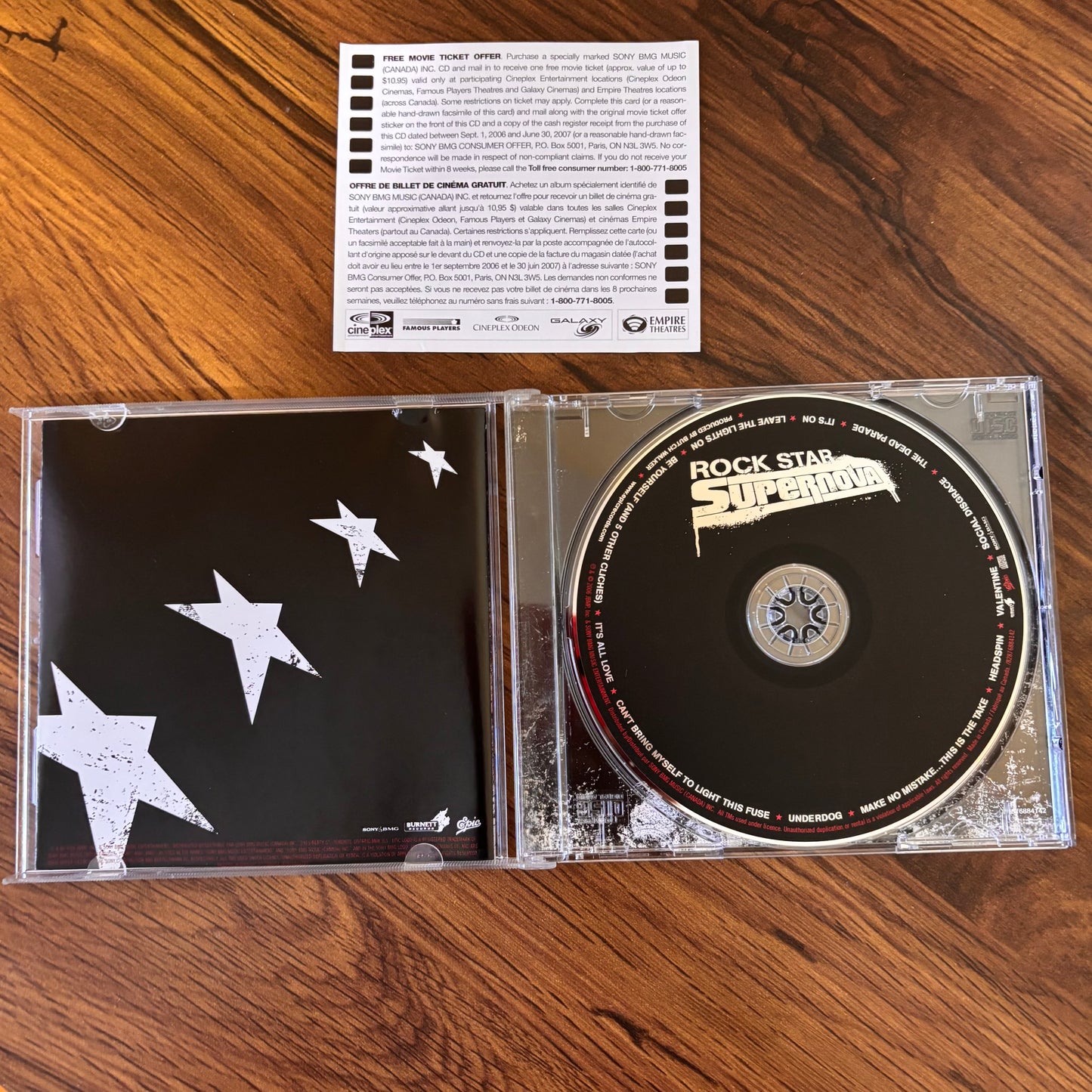 Rock Star: Supernova CD (2006) - Reality Show Rock Band Album