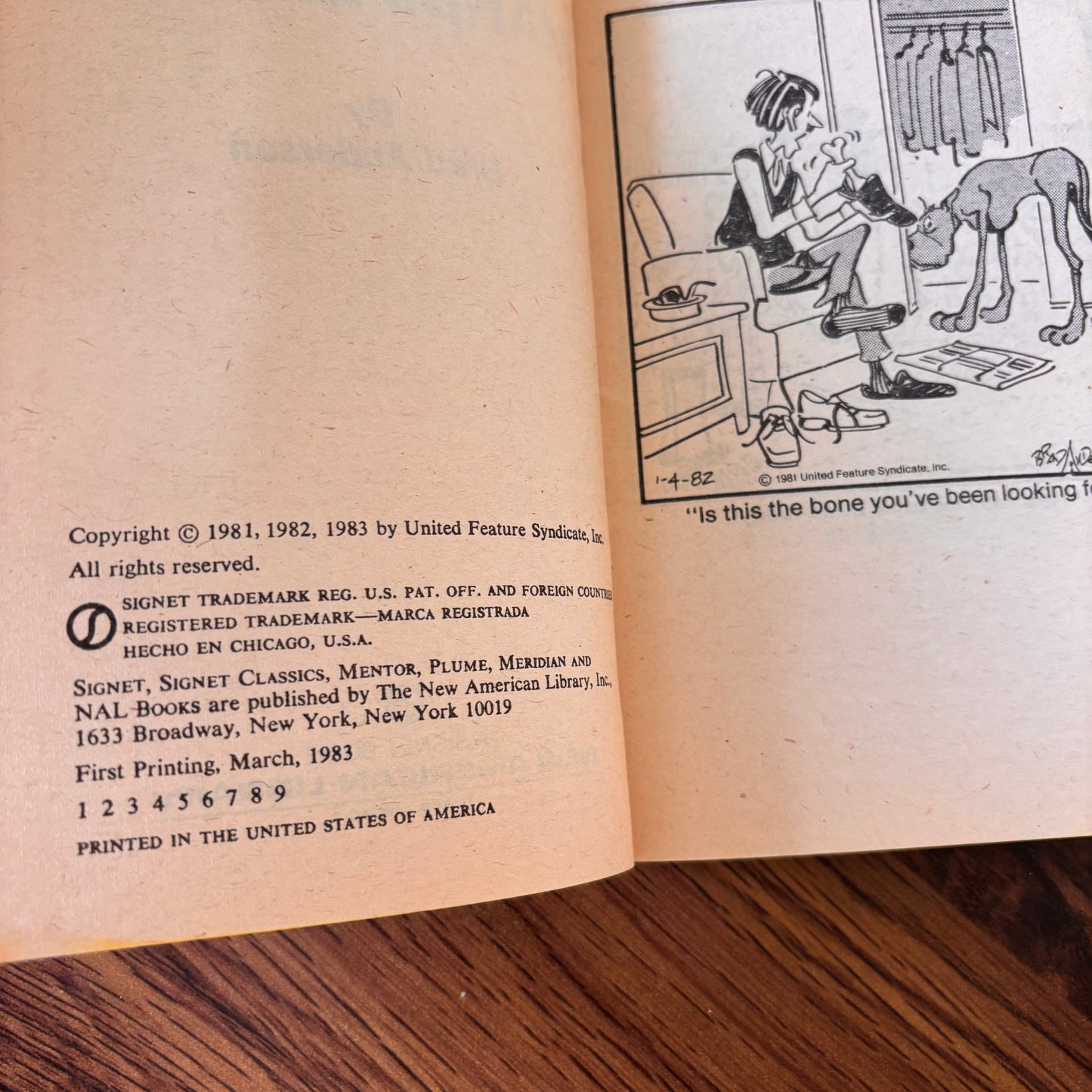 Meet Marmaduke by Brad Anderson - 1983 Signet Cartoon Paperback