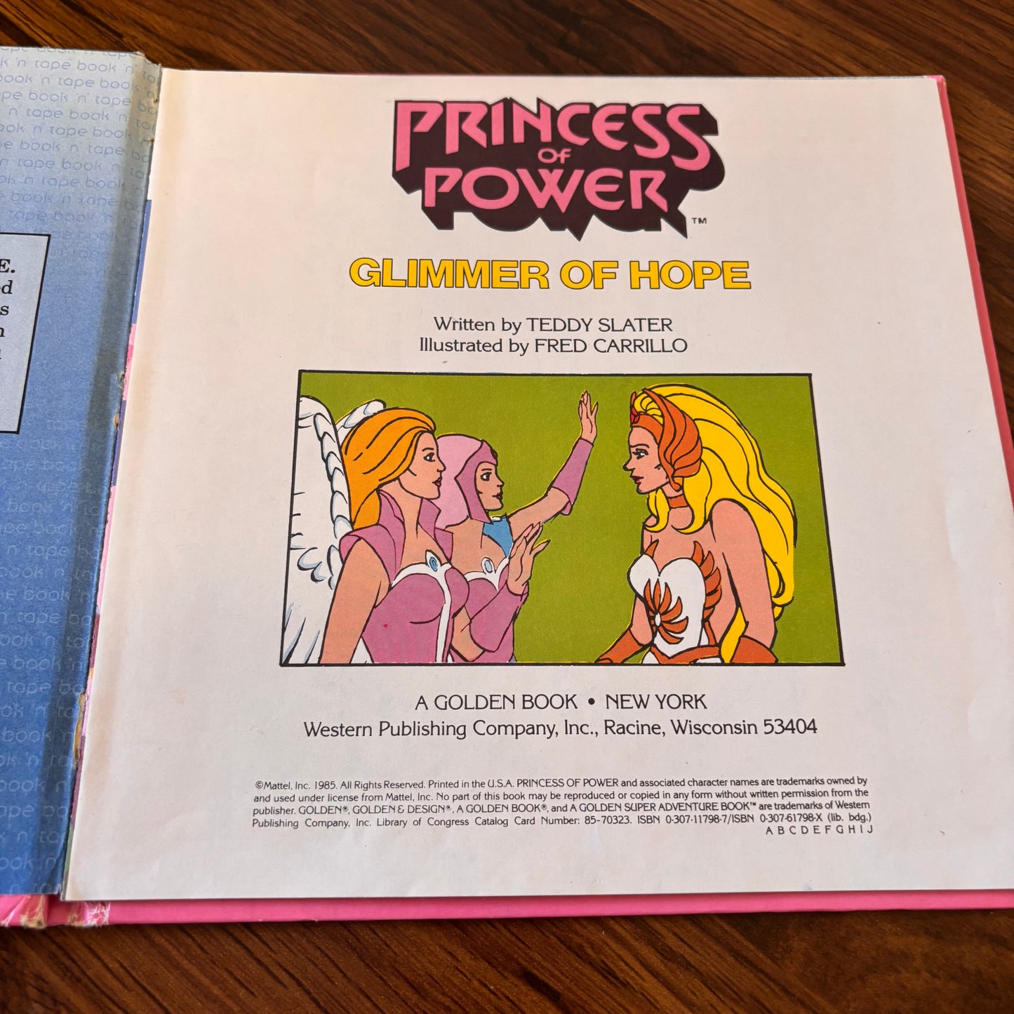Glimmer of Hope - Princess of Power Golden Book (1985) Hardcover