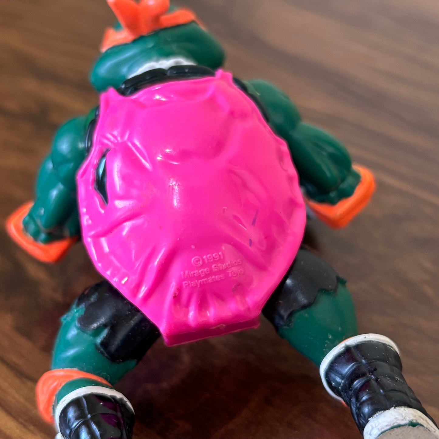 Shell Slammin Michelangelo - Teenage Mutant Ninja Turtles Action Figure (1991, Playmates Toys)