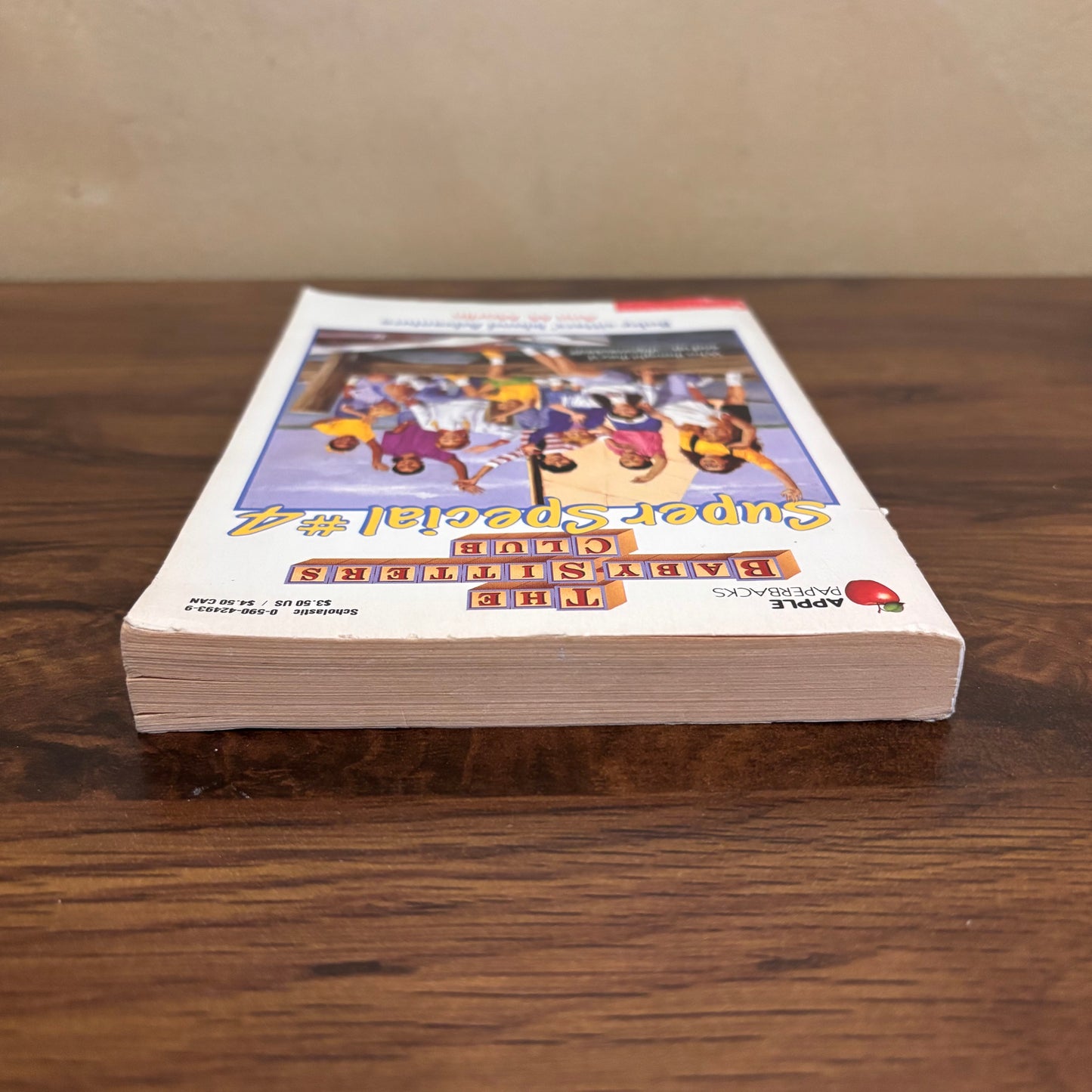 90s Scholastic Baby-Sitters Club summer adventure book featuring Baby-sitters’ Island Adventure by Ann M. Martin, a nostalgic vintage paperback for readers who loved childhood book fair finds, friendship stories, and retro chapter books.