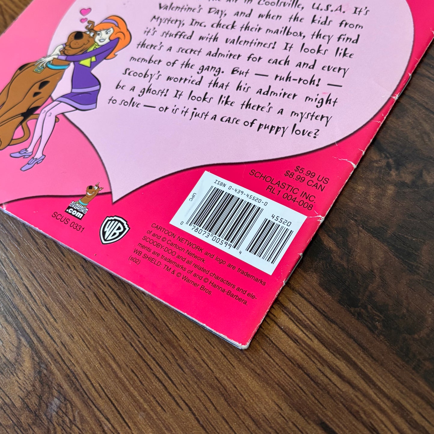 Scooby-Doo and the Secret Admirer by Jesse Leon McCann (2003 Scholastic Softcover)