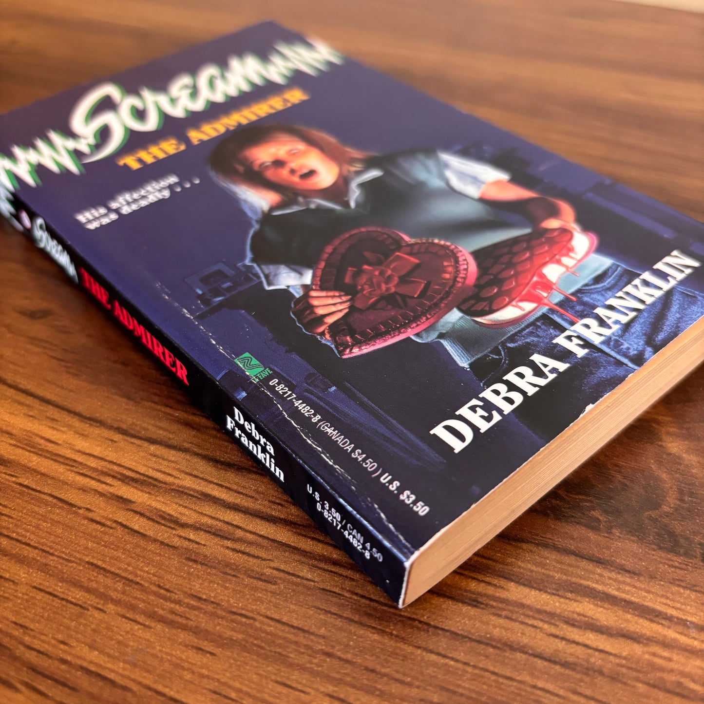 Scream #7: The Admirer by Debra Franklin - 1994 First Print Z-Fave YA Horror Paperback