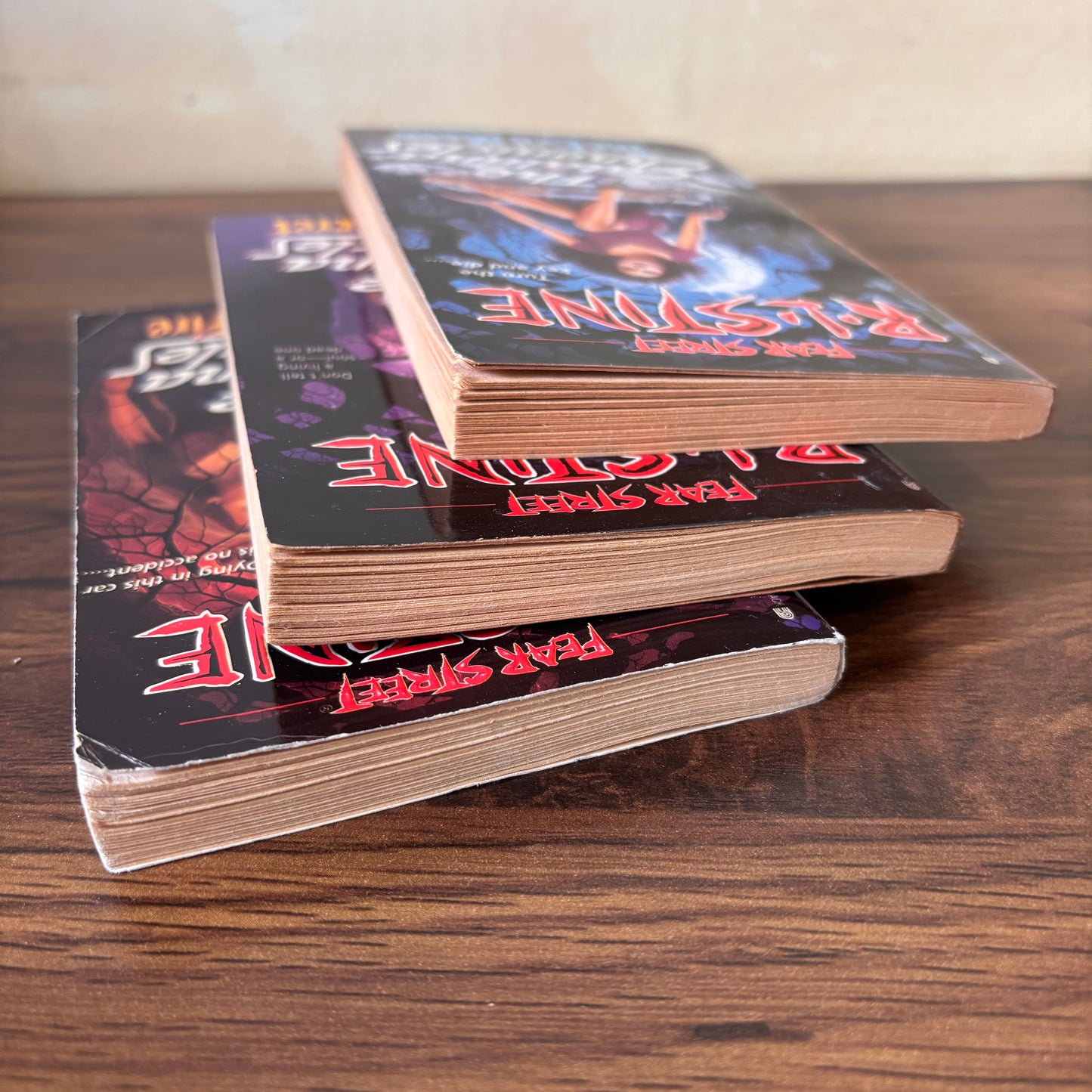 Fear Street: The Cataluna Chronicles Trilogy by R.L. Stine – Evil Moon, Dark Secret, Deadly Fire (1995 Archway Paperbacks)