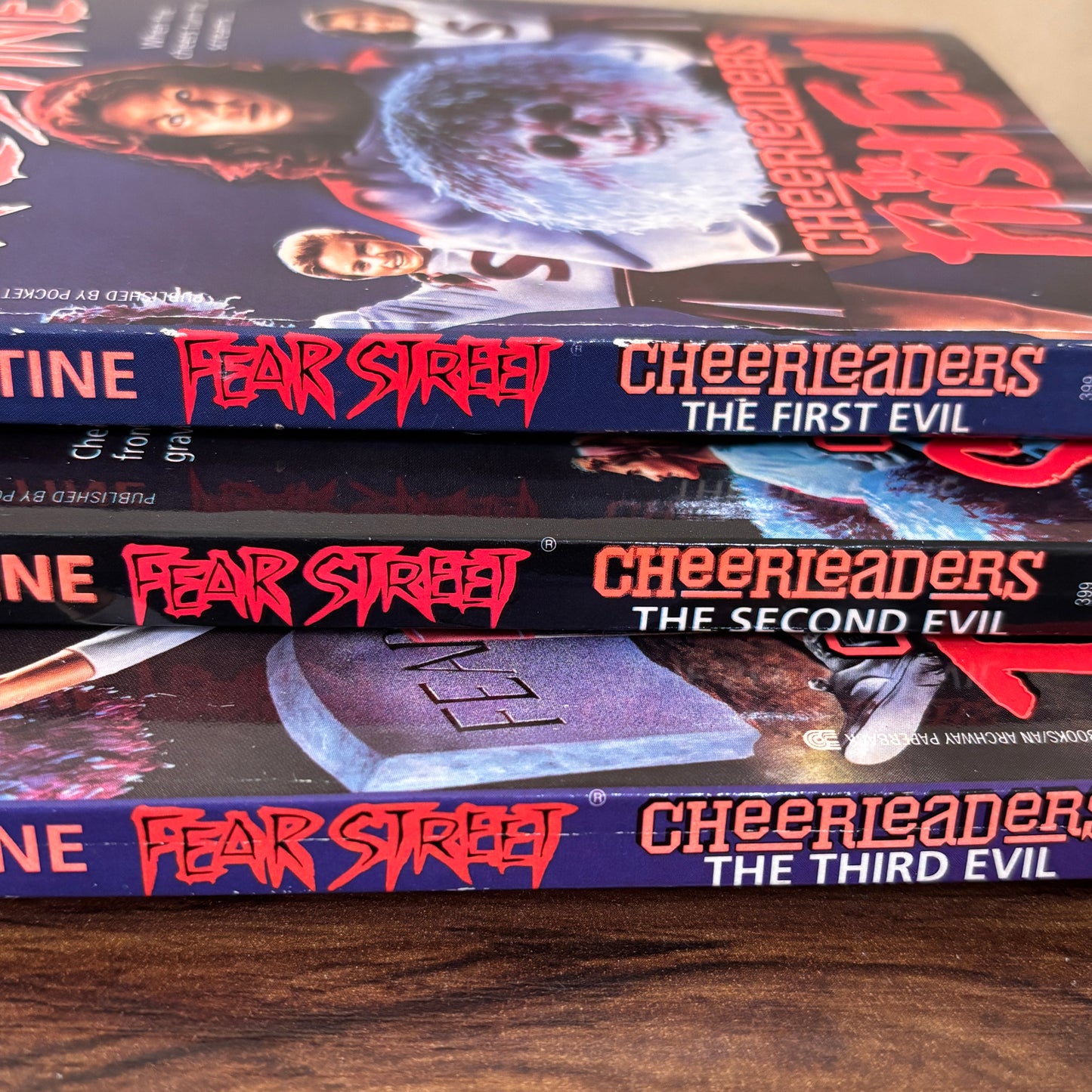 RL Stine Fear Street Cheerleader Trilogy: First Evil, Second Evil, Third Evil