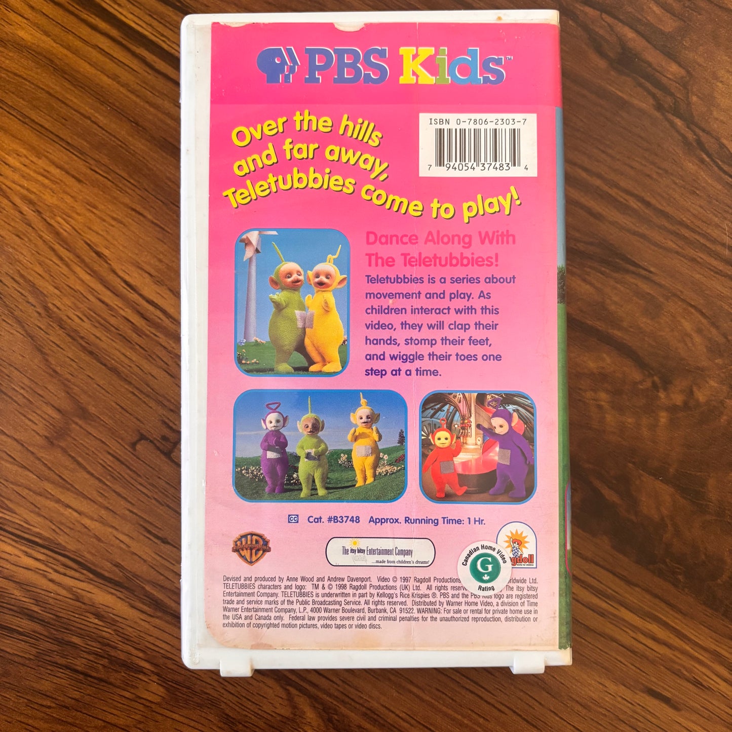 Teletubbies - Dance with the Teletubbies (1998) VHS - PBS Kids