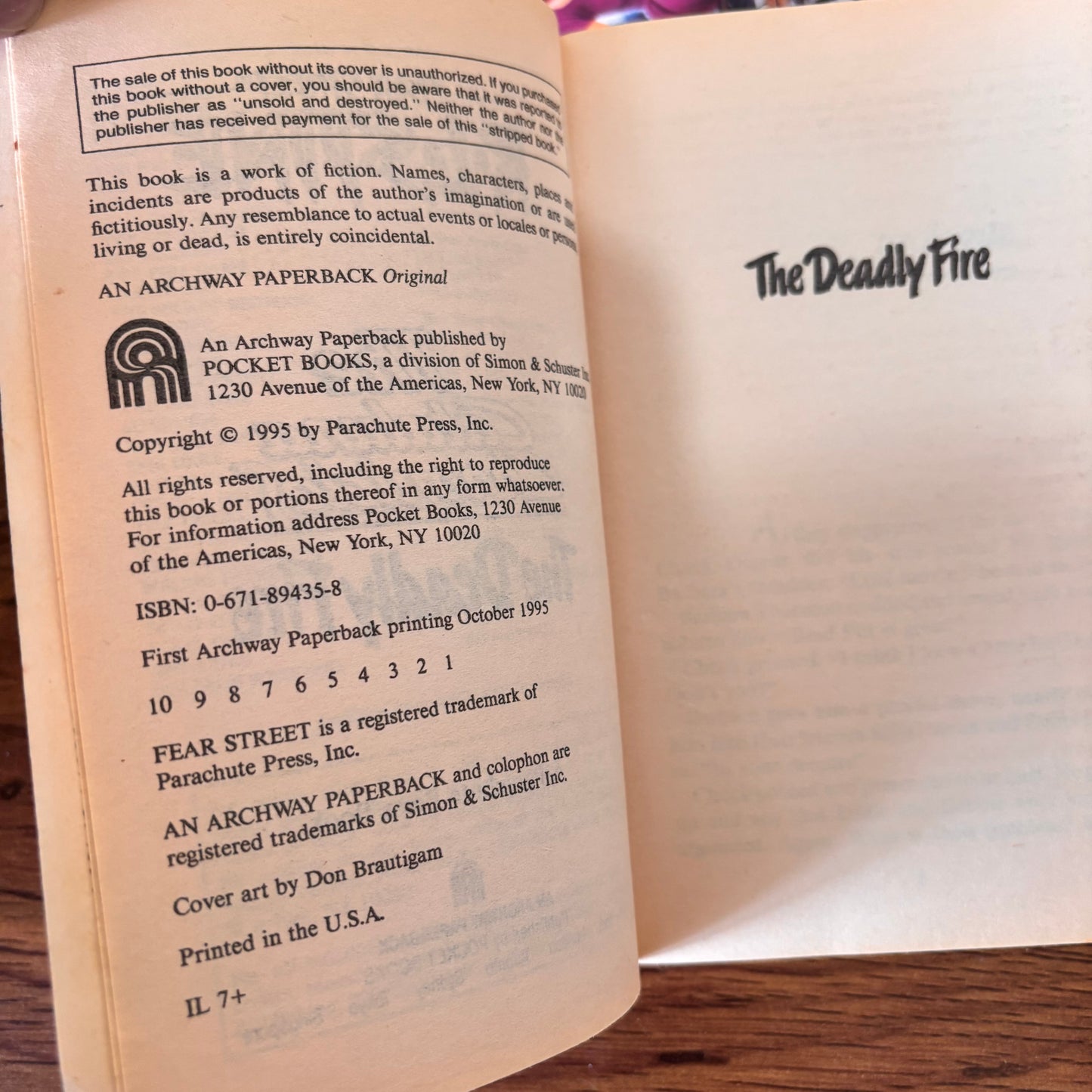 Fear Street: The Cataluna Chronicles Trilogy by R.L. Stine – Evil Moon, Dark Secret, Deadly Fire (1995 Archway Paperbacks)