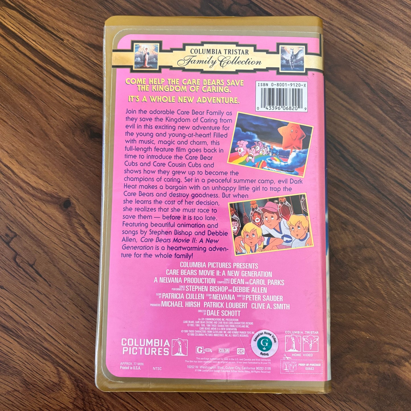 The Care Bears Movie II: A New Generation VHS (1986/1996) - Columbia TriStar Family Collection