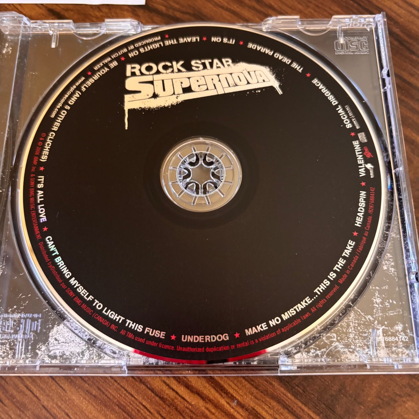 Rock Star: Supernova CD (2006) - Reality Show Rock Band Album