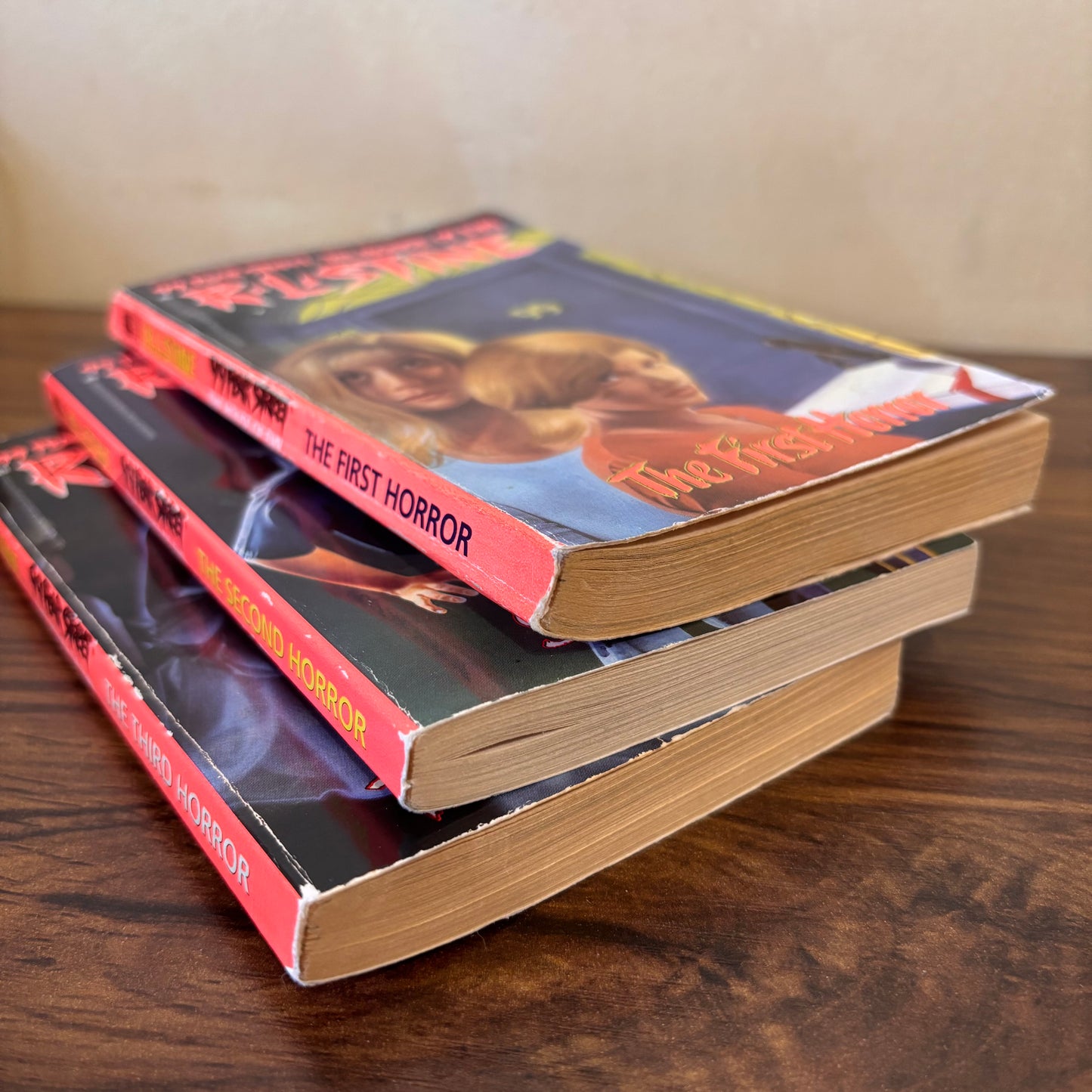 99 Fear Street: The House of Evil Trilogy – The First, Second & Third Horror by R.L. Stine (1994 Paperbacks)