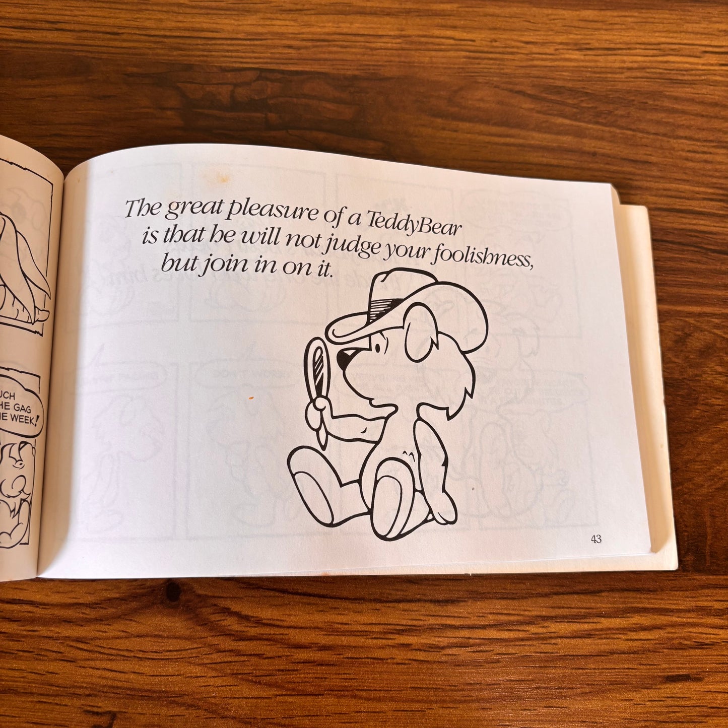 The World According to HUG by Ted Menten - 1984 Softcover Cartoon Book