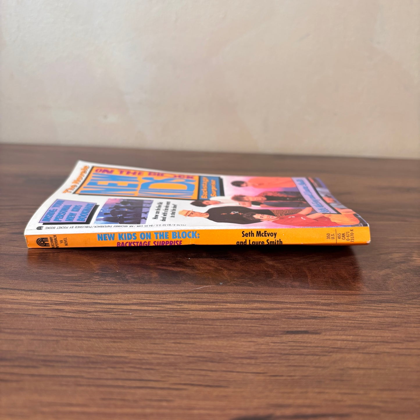 New Kids on the Block: Backstage Surprise by Seth McEvoy & Laure Smith (1990) Archway Paperback