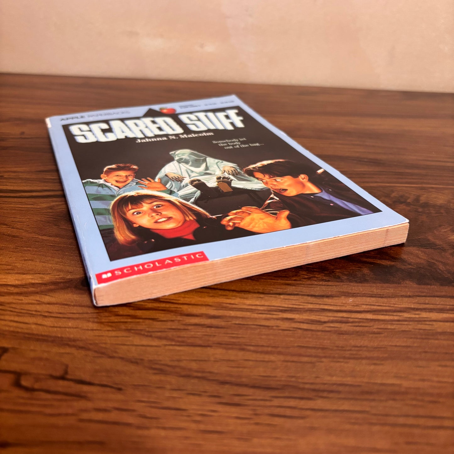 Scared Stiff by Jahnna N. Malcolm (1991 Apple Paperbacks, Scholastic)