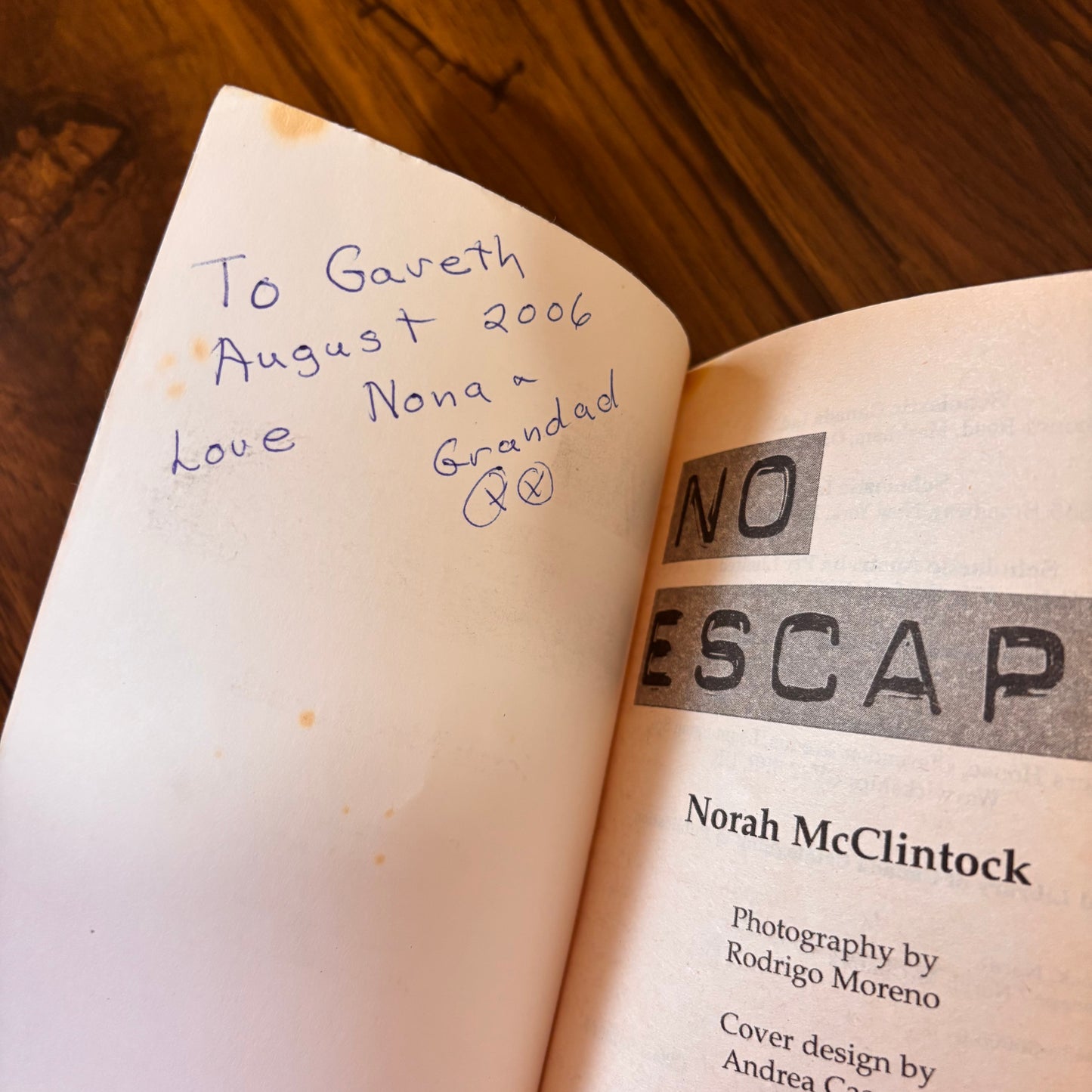 No Escape Norah McClintock 2003 Scholastic Paperback
