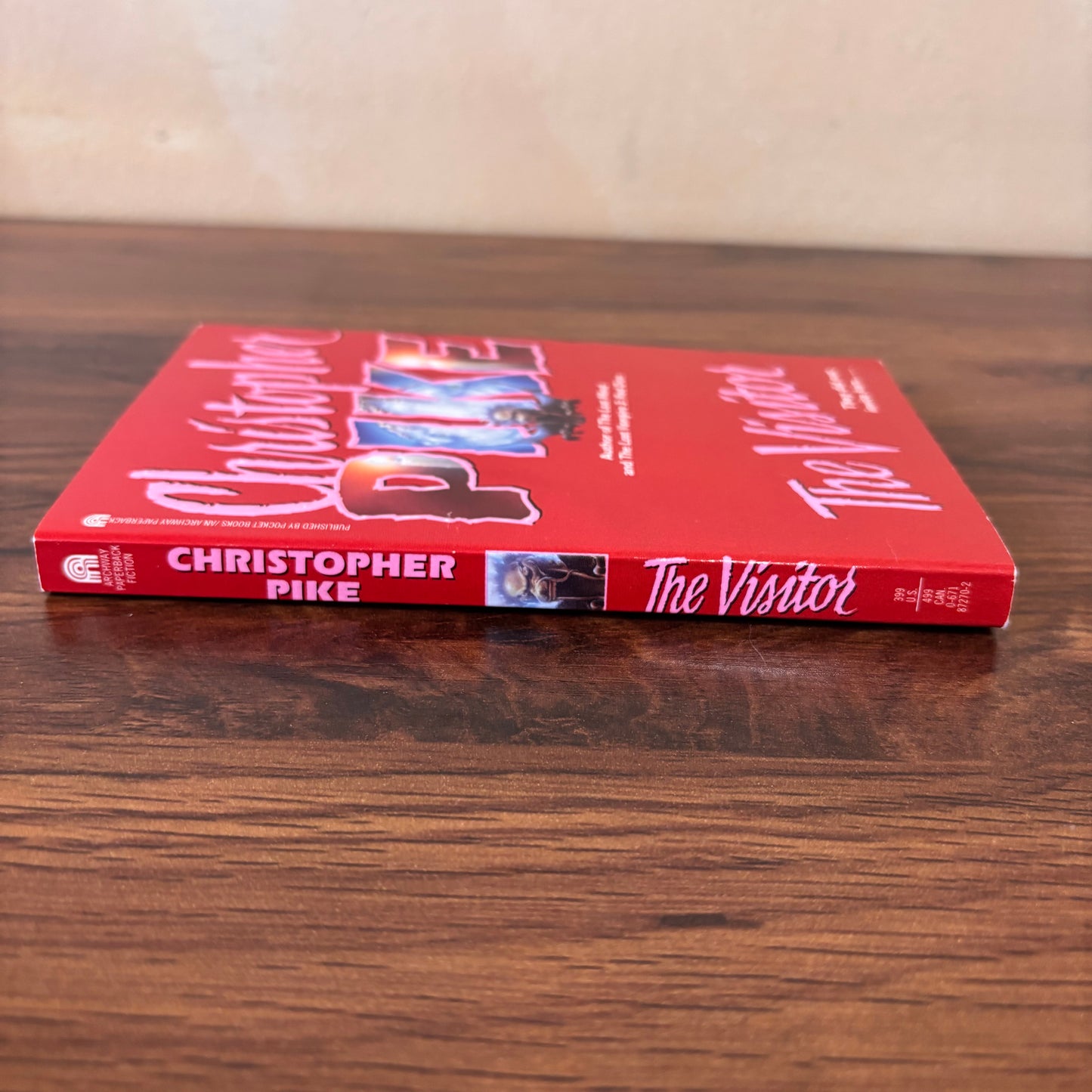 The Visitor by Christopher Pike - 1995 YA Thriller Paperback