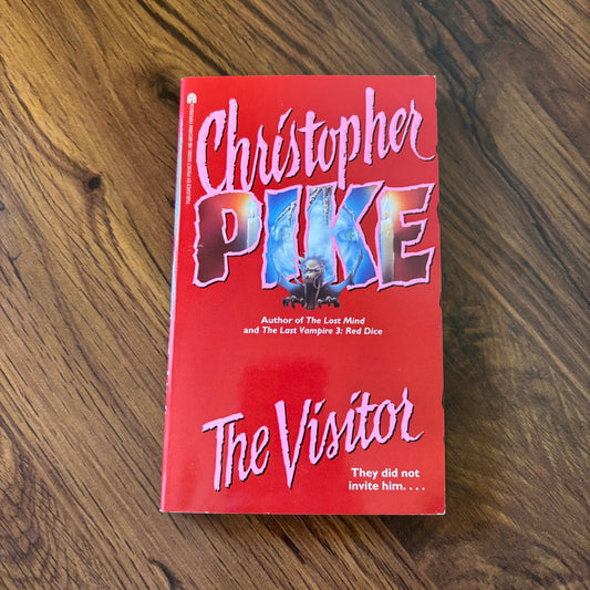 The Visitor by Christopher Pike – 1995 YA thriller paperback novel. A chilling teen suspense story about a mysterious stranger, supernatural elements, and unexpected twists. Perfect for fans of 90s horror and YA thrillers