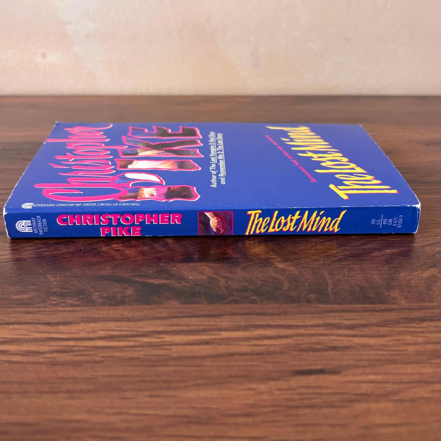The Lost Mind by Christopher Pike - 1995 YA Thriller Paperback