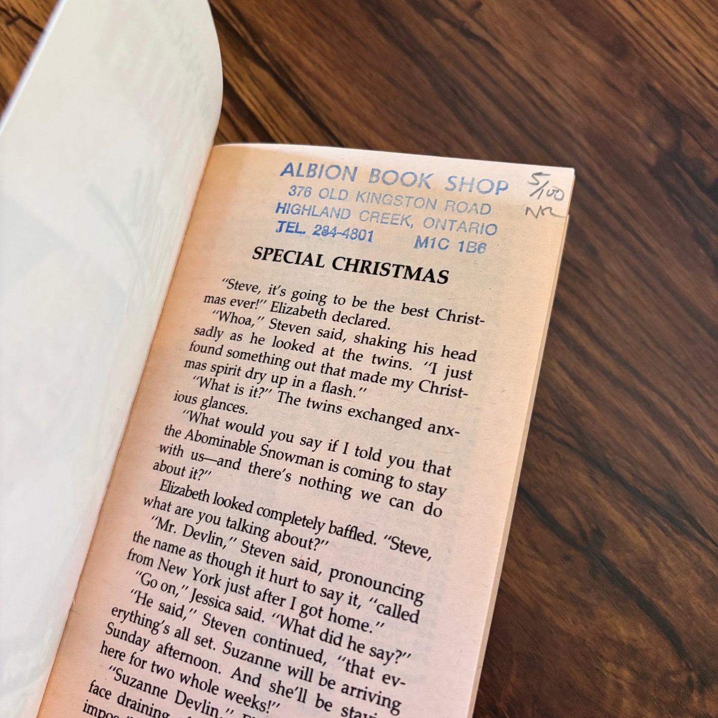 Sweet Valley High Special Christmas Super Edition Francine Pascal 1985 Paperback