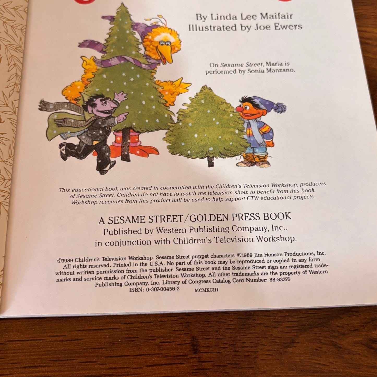 I Can’t Wait Until Christmas - Sesame Street 1989 Little Golden Book