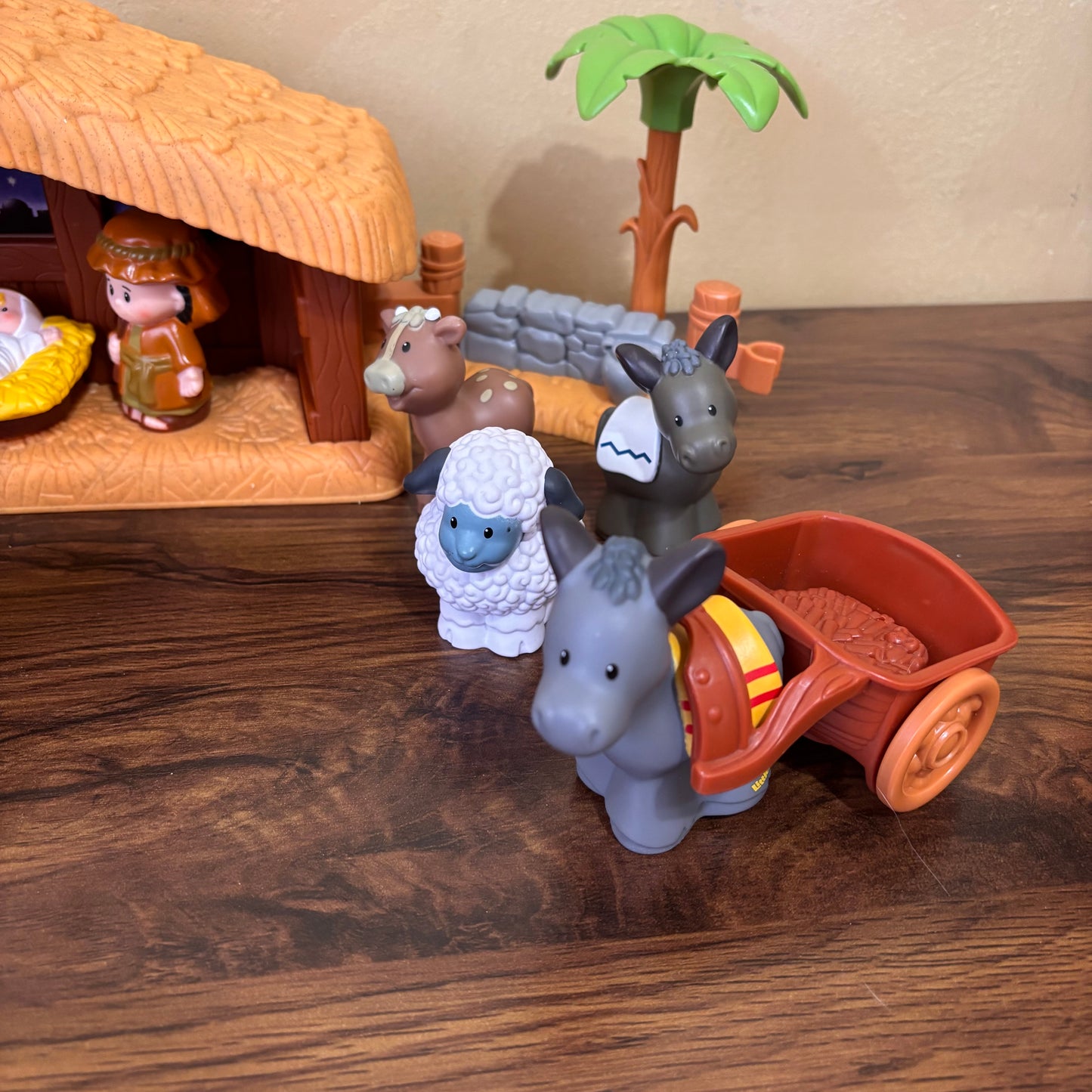 Fisher-Price Little People Nativity Set (Working But Incomplete, Mixed Pieces)