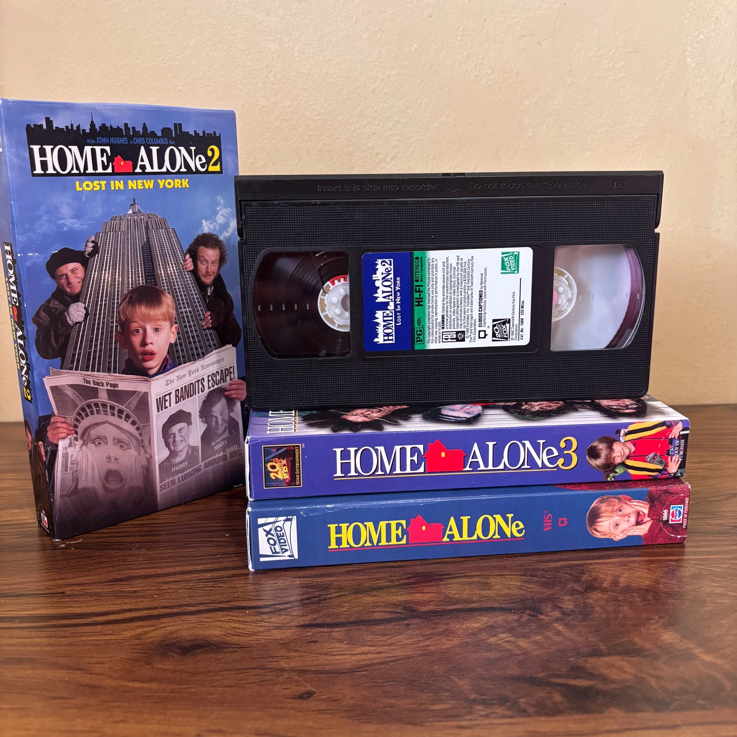 Home Alone VHS Bundle - Home Alone, Home Alone 2, Home Alone 3 (90s)