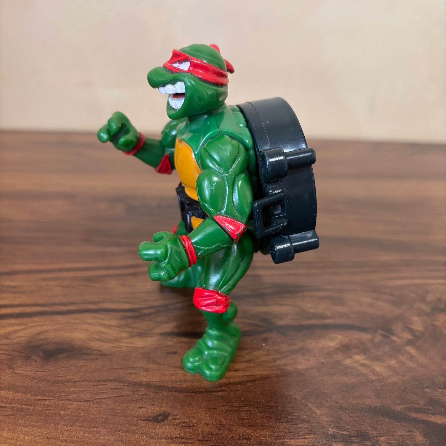 Teenage Mutant Ninja Turtles City Sewer Shell Raphael Action Figure (1991 Playmates Toys)