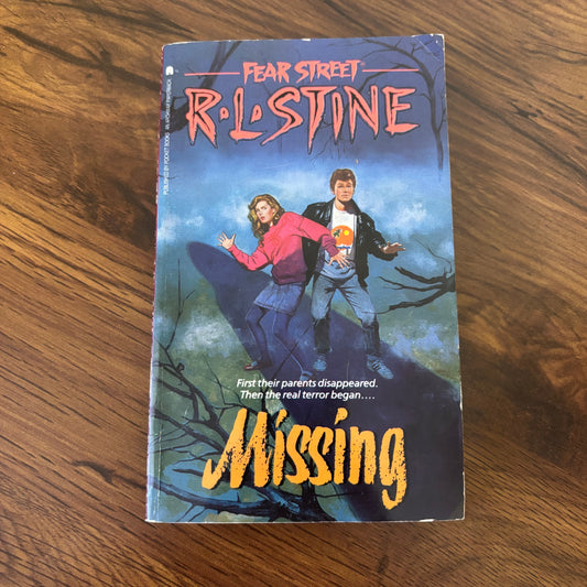 Fear Street: Missing by R.L. Stine 1990 – Archway Paperback. A thrilling teen horror story from the classic Fear Street series, perfect for collectors and fans of suspenseful fiction.