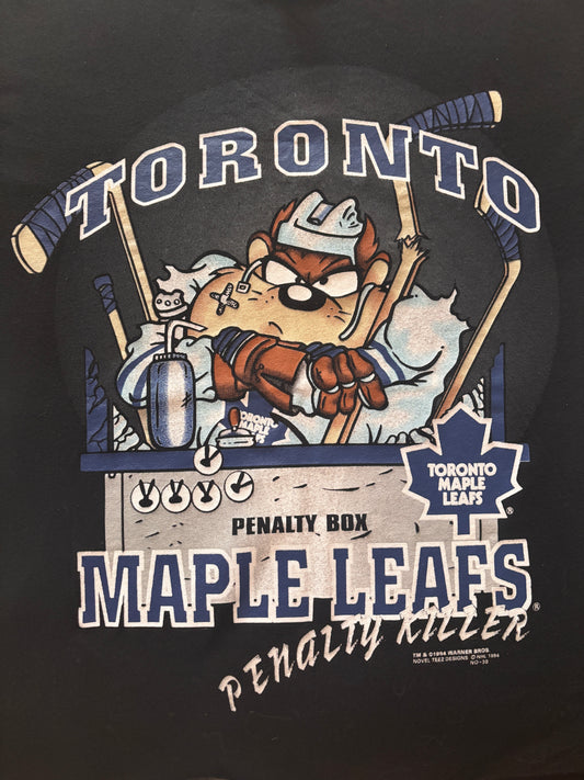 1994 Tasmanian Devil Toronto Maple Leafs T-Shirt Size Medium