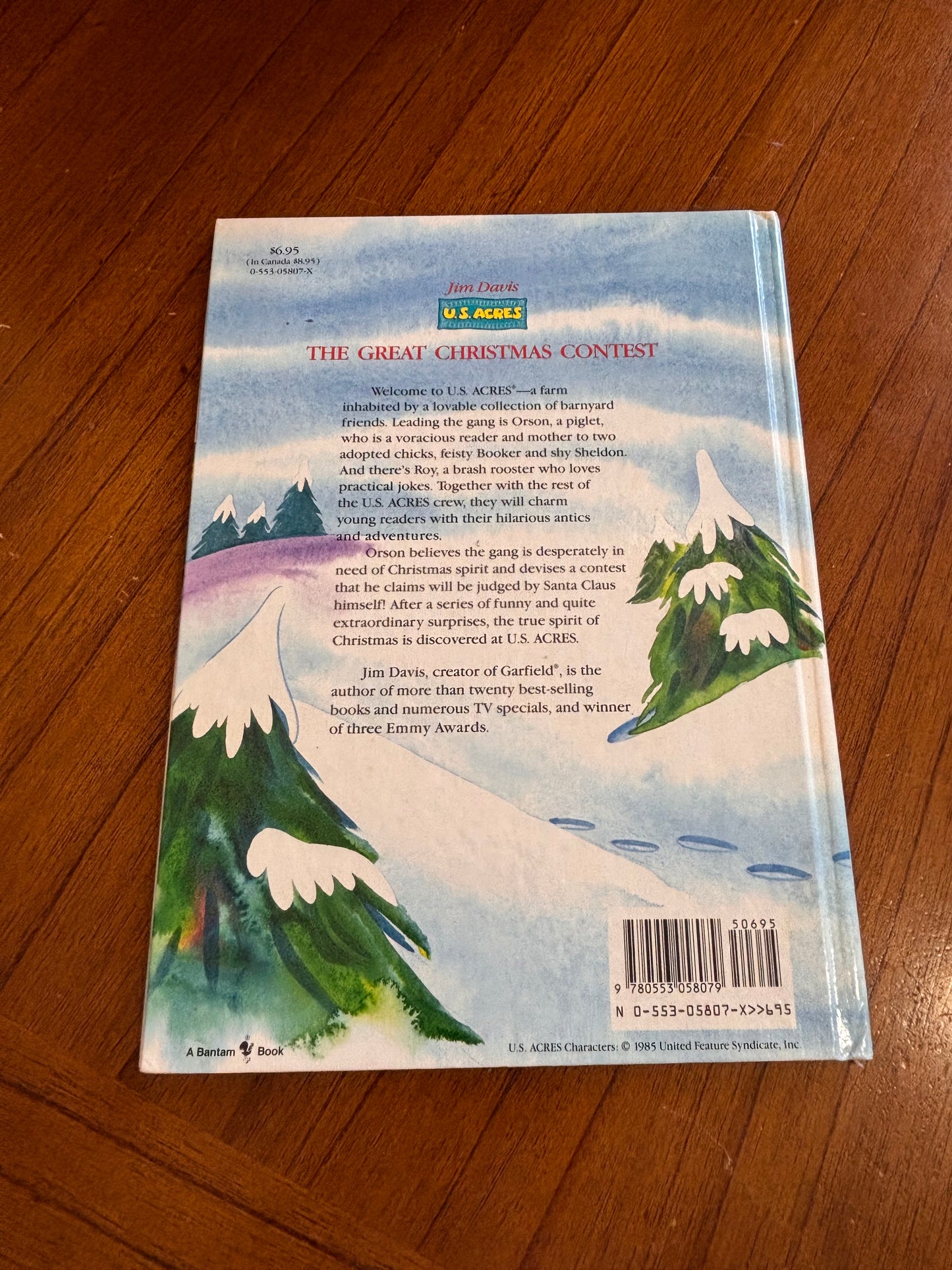 The Great Christmas Contest US Acres by Jim Davis 1988 Hardcover