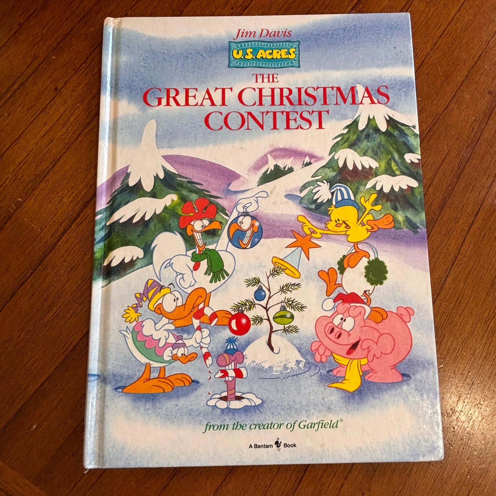 The Great Christmas Contest US Acres by Jim Davis 1988 Hardcover