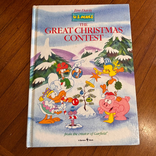 The Great Christmas Contest US Acres by Jim Davis 1988 Hardcover