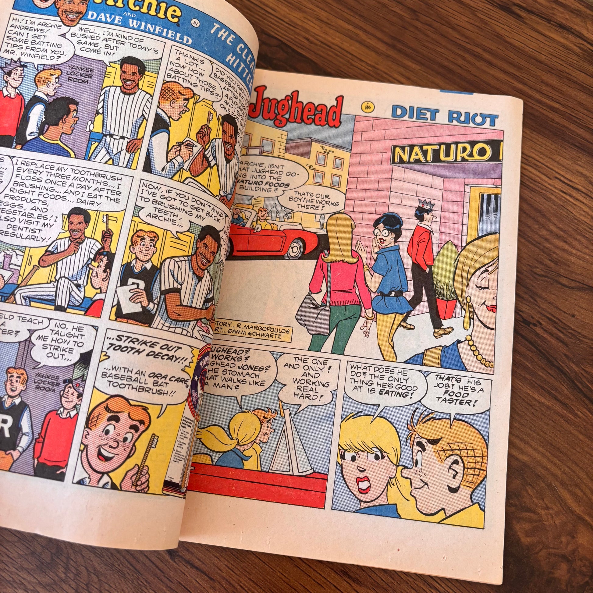 Archie Comics Jughead issue 348 with a funny camping cover scene, showing Jughead trying to sleep in a tent while fresh air and a skunk make the outdoors less relaxing.
