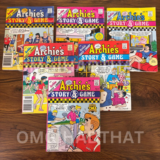 Archie's Story & Game Comic Digest – Vintage comic book with fun stories and interactive games featuring Archie and friends. Classic Archie comic collectible.