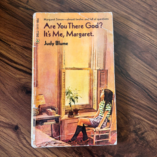 Are You There God? It’s Me, Margaret by Judy Blume - 1975 Dell paperback of the iconic coming-of-age story that shaped generations of girls
