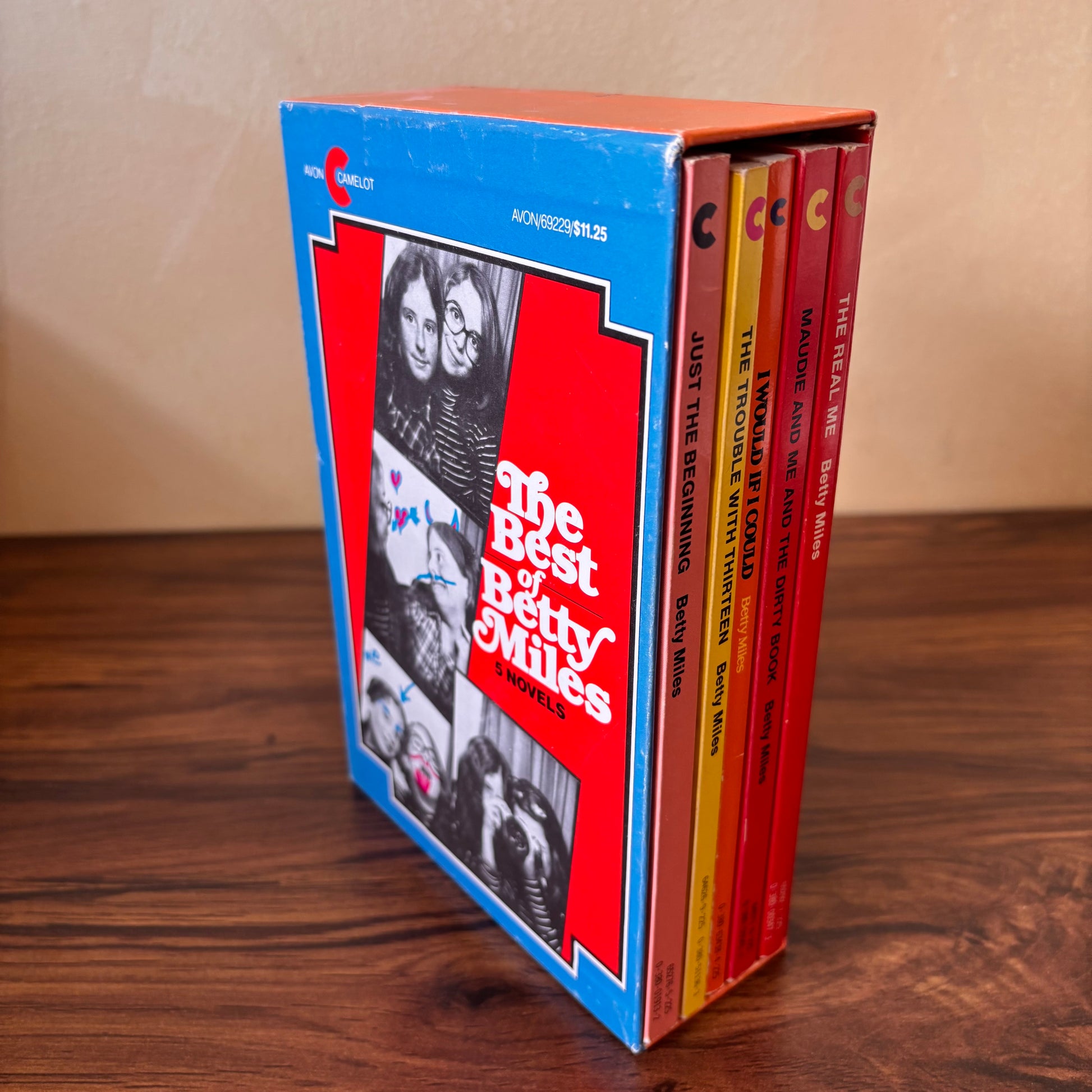 The Best of Betty Miles 5-Book Boxed Set - 1980s Avon Camelot paperback collection featuring empowering middle grade stories from a classic YA author