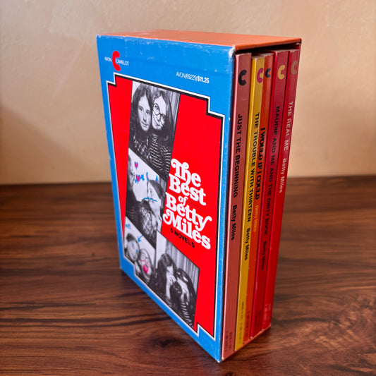 The Best of Betty Miles 5-Book Boxed Set - 1980s Avon Camelot paperback collection featuring empowering middle grade stories from a classic YA author