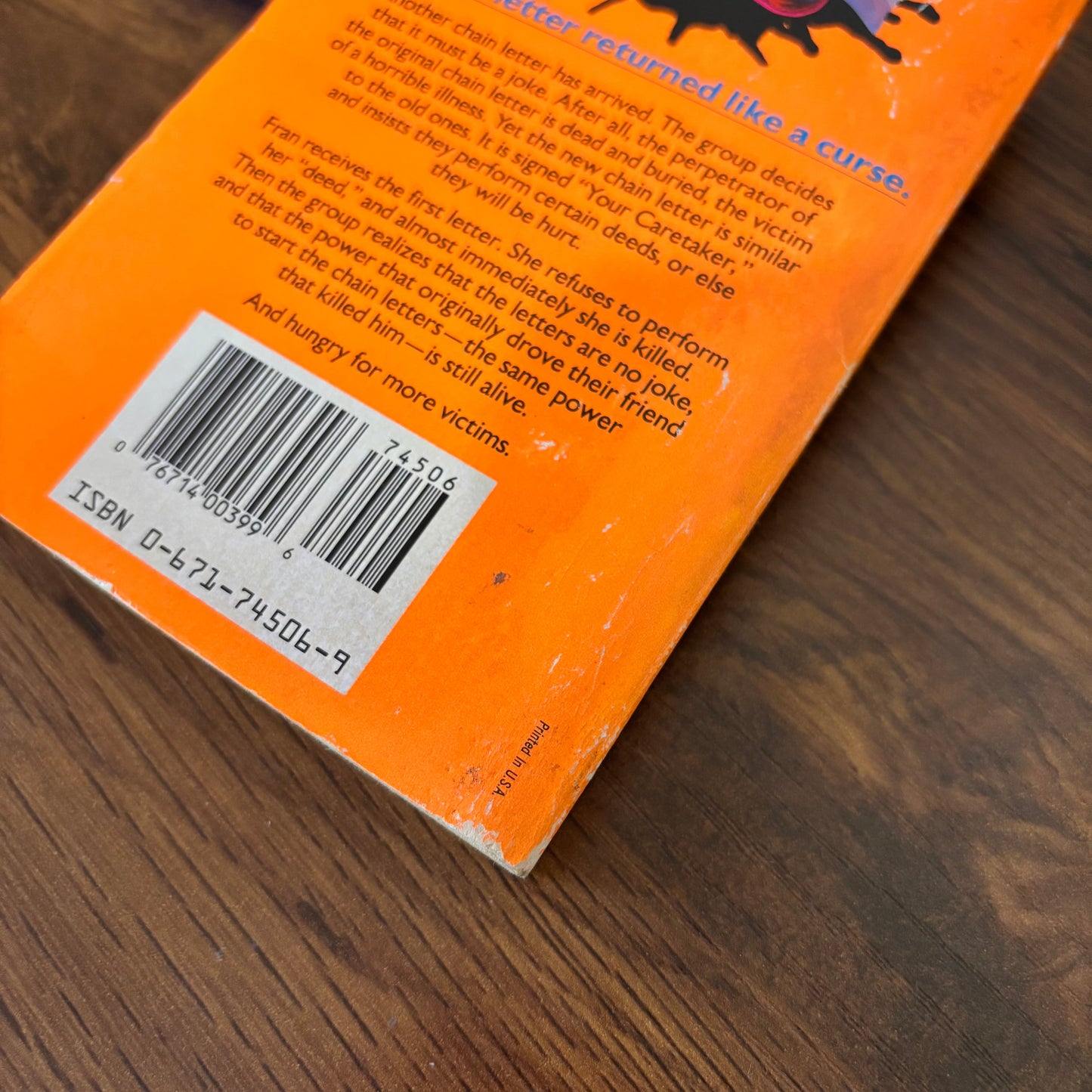 Christopher Pike horror paperback set about a prank gone wrong, featuring Chain Letter and Chain Letter 2, two vintage teen thrillers full of fear, secrets, and revenge.
