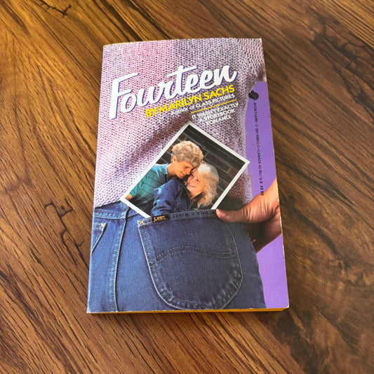 Fourteen by Marilyn Sachs, 1985 Avon Flare YA paperback about teen self-discovery, relationships, and growing up
