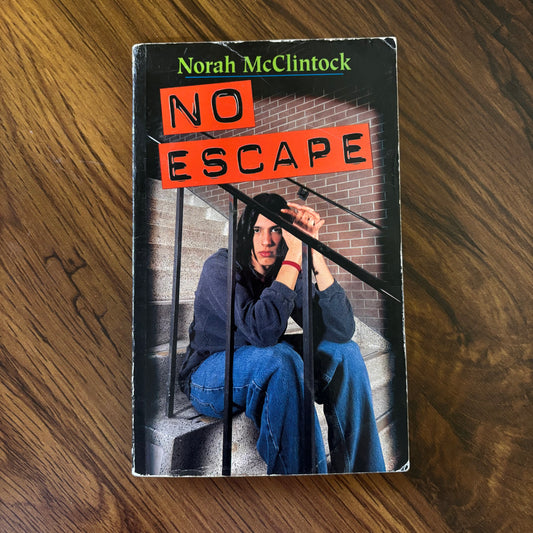 No Escape by Norah McClintock, 2003 Scholastic YA thriller paperback about justice, suspicion, and uncovering the truth